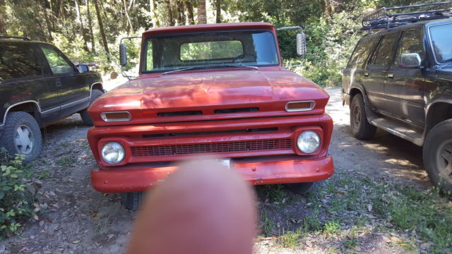 1965 Red Chevrolet C20 FLEETSIDE