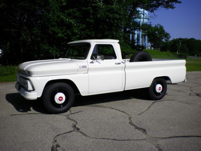 1965 White Chevrolet C-10 Standard Cab Pickup