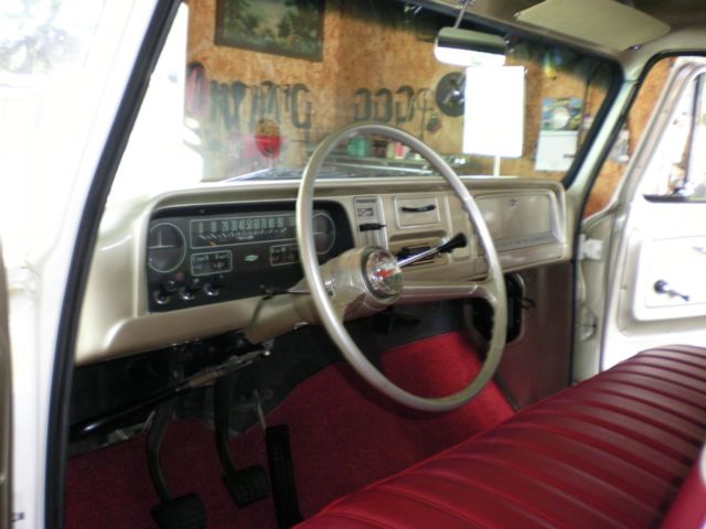 1965 White Chevrolet C-10 Standard Cab Pickup