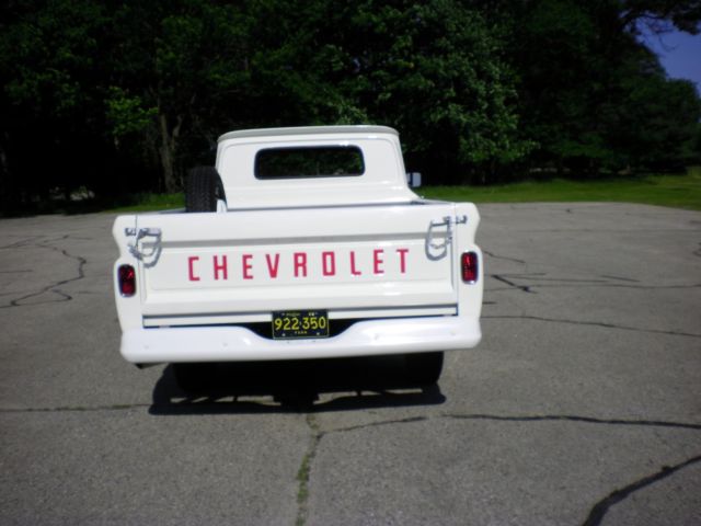 1965 White Chevrolet C-10 Standard Cab Pickup