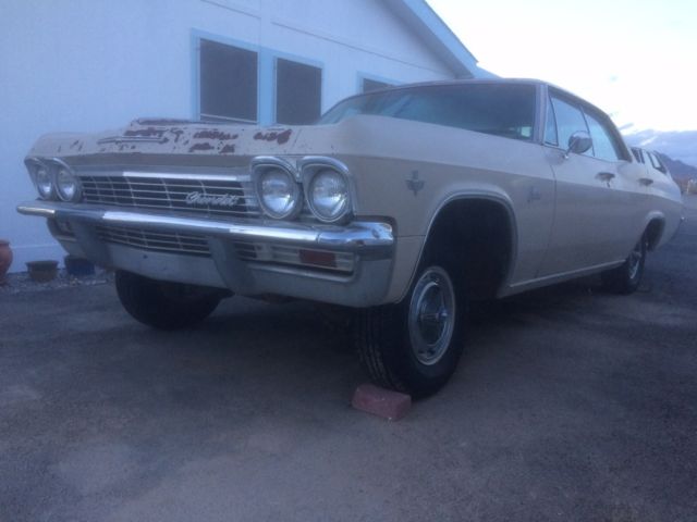 1965 Tan Chevrolet Capriceold 4 dr. Hardtop.