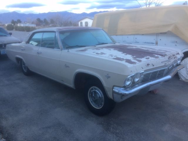1965 Tan Chevrolet Capriceold 4 dr. Hardtop.