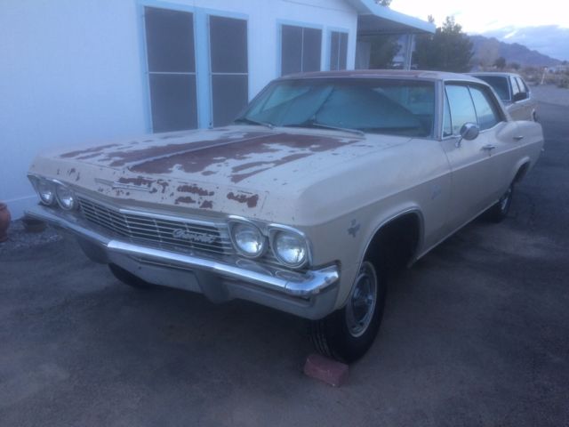 1965 Tan Chevrolet Capriceold 4 dr. Hardtop.