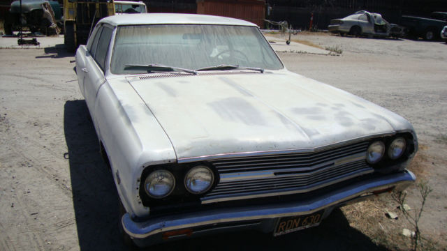 1965 Orange Chevrolet Chevelle Coupe