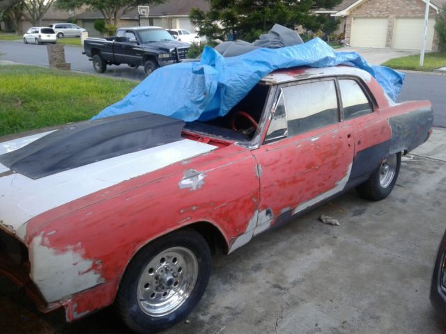 1965 Orange Chevrolet Chevelle Coupe
