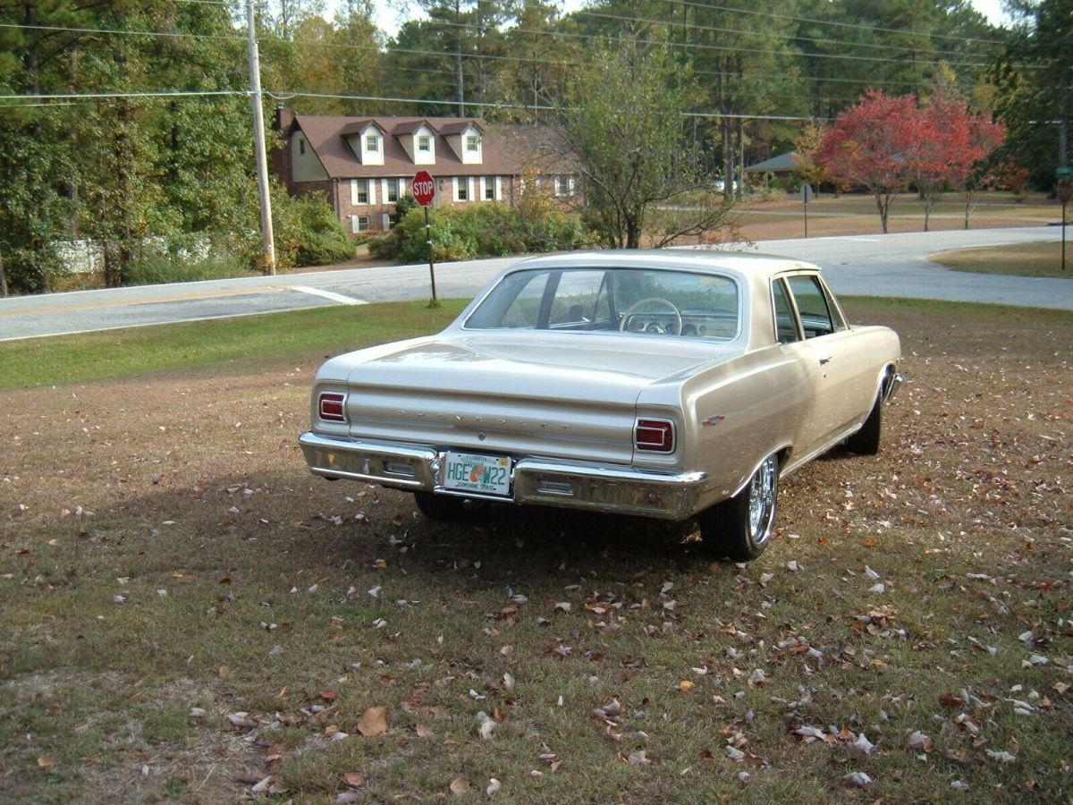 1965 Gold Chevrolet Chevelle Coupe