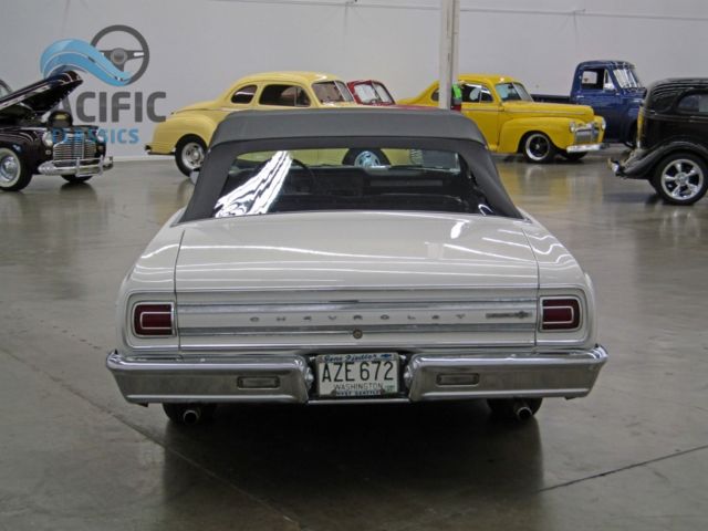 1965 White Chevrolet Chevelle Convertible