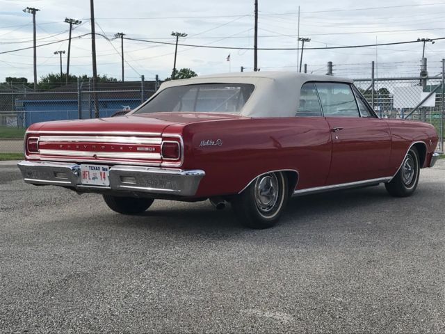 1965 Black Chevrolet Chevelle Convertible