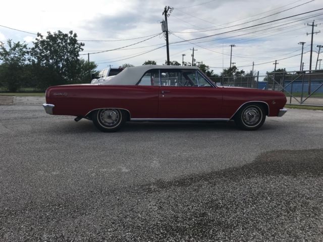 1965 Black Chevrolet Chevelle Convertible