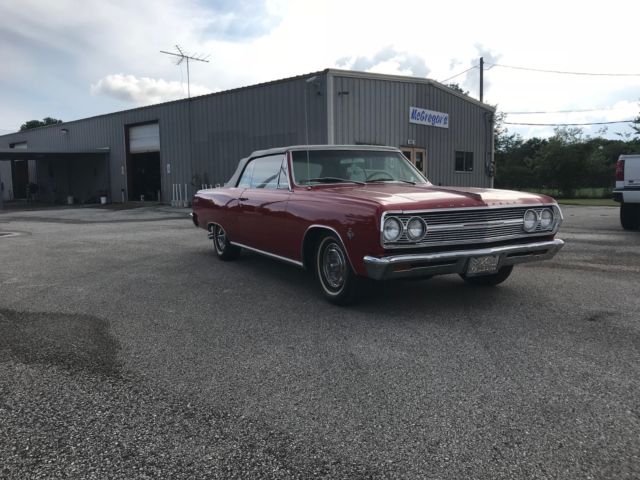1965 Black Chevrolet Chevelle Convertible