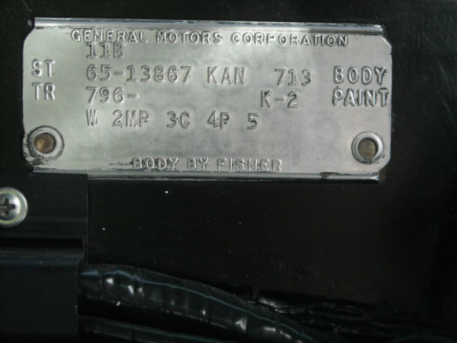 1965 Black Chevrolet Chevelle Convertible