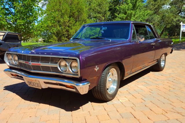 1965 Burgundy Chevrolet Chevelle Coupe