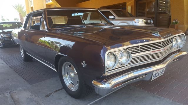 1965 Burgundy Chevrolet Chevelle Coupe