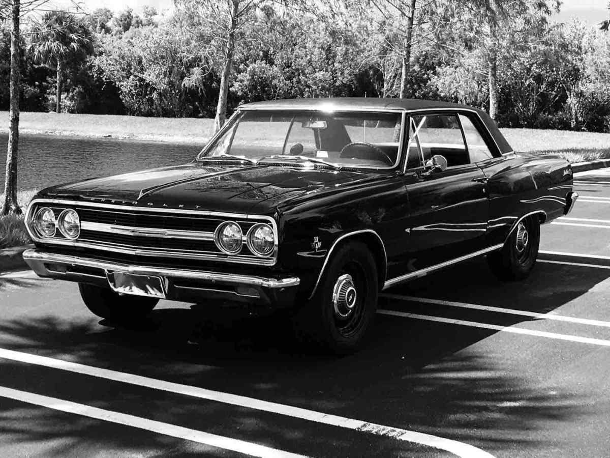 1965 Black Chevrolet Chevette Coupe