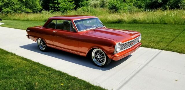 1965 Orange Chevrolet Nova Coupe