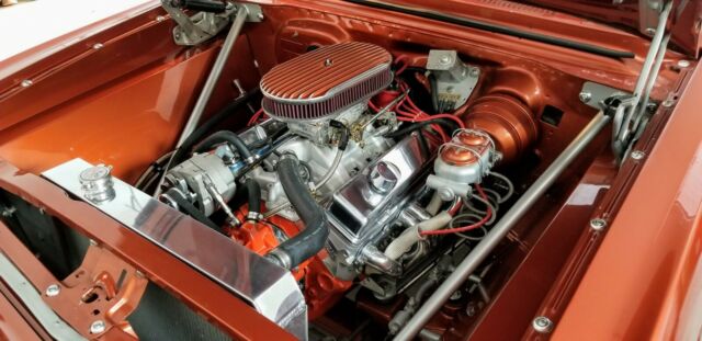 1965 Orange Chevrolet Nova Coupe