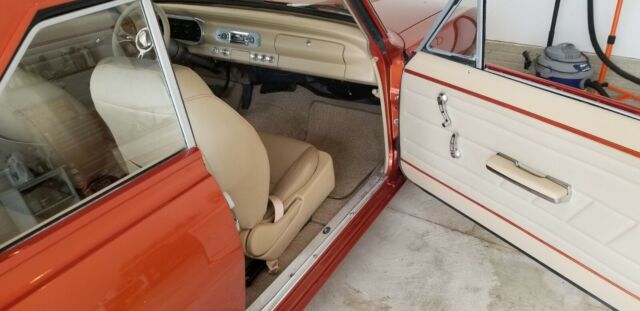 1965 Orange Chevrolet Nova Coupe