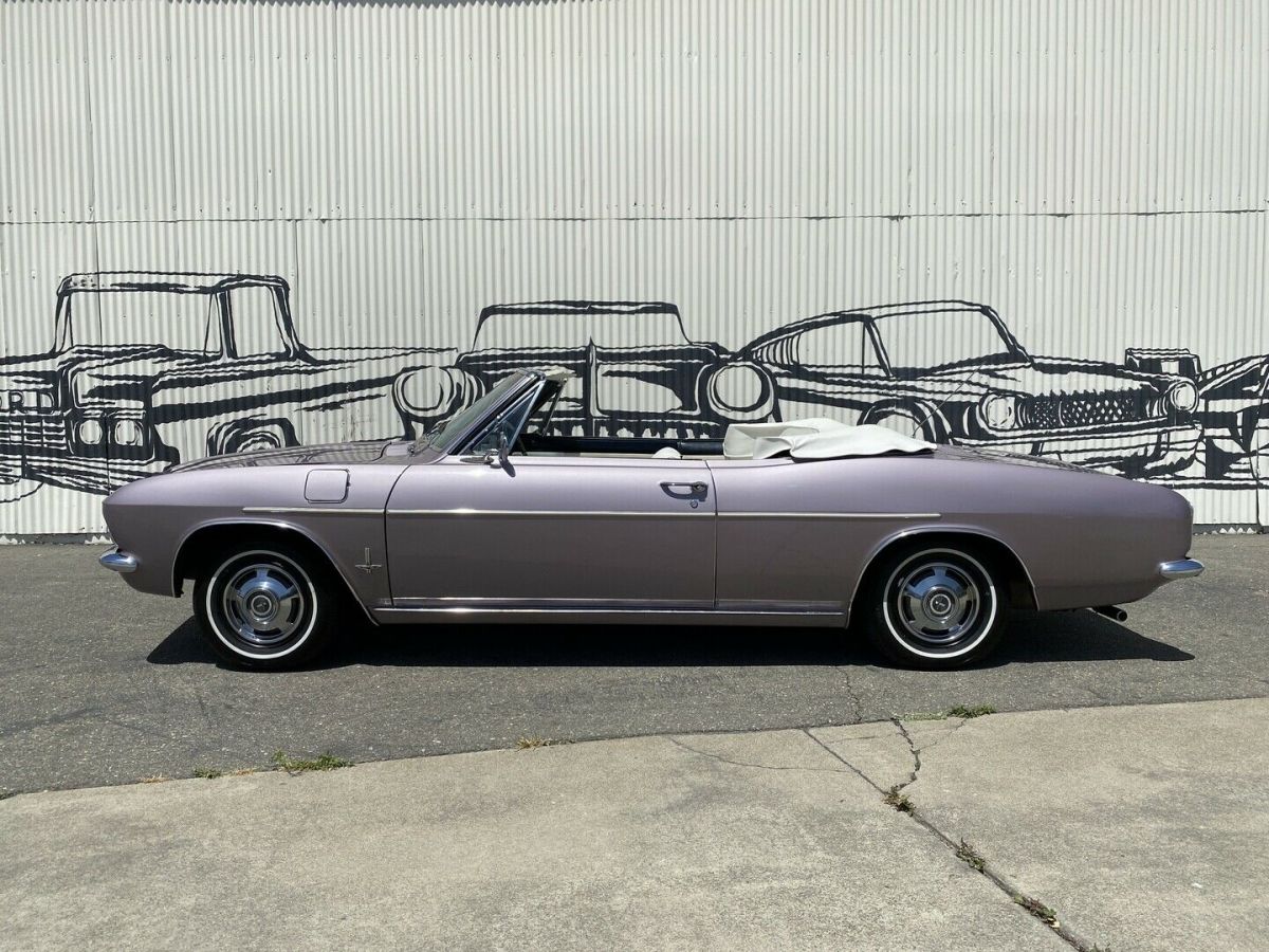 1965 Silver Chevrolet Corvair Convertible