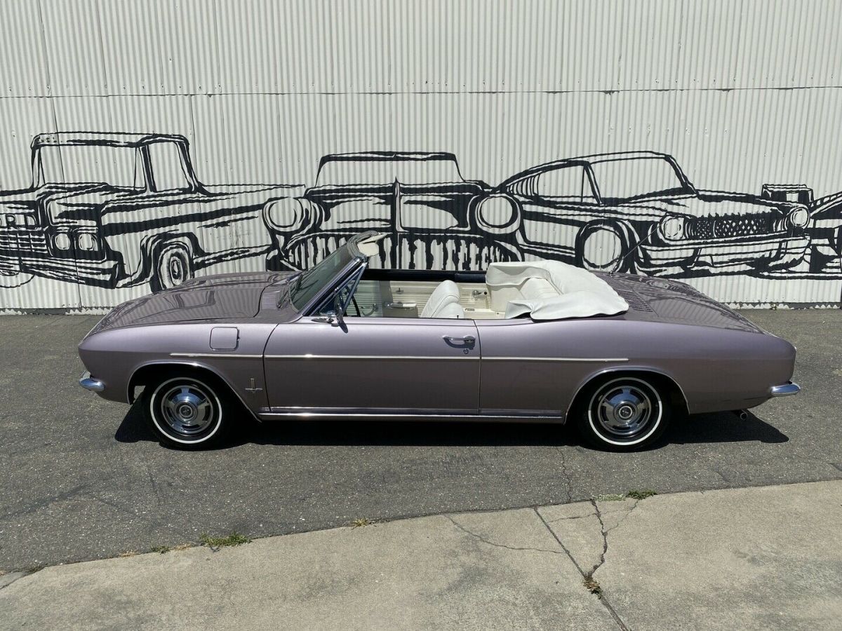 1965 Silver Chevrolet Corvair Convertible