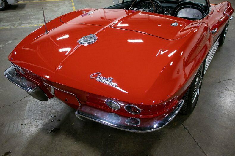 1965 Red Chevrolet Corvette --