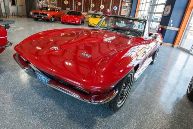 1965 Red Chevrolet Corvette Convertible