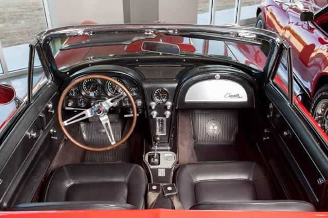 1965 Red Chevrolet Corvette Convertible