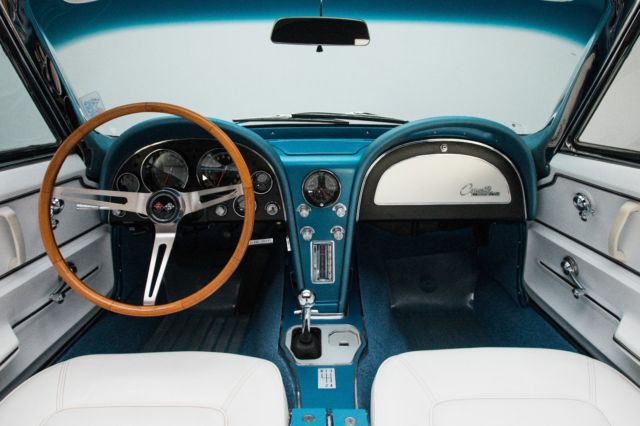1965 Blue Chevrolet Corvette Convertible