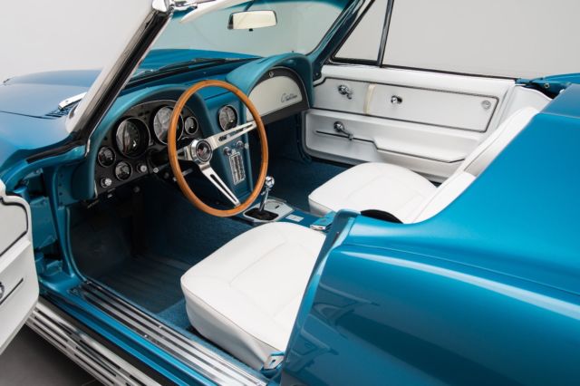 1965 Blue Chevrolet Corvette Convertible