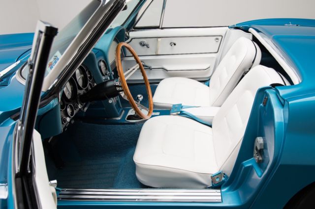 1965 Blue Chevrolet Corvette Convertible