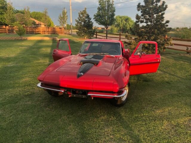 1965 Red Chevrolet Corvette --