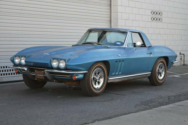 1965 Blue Chevrolet Corvette --