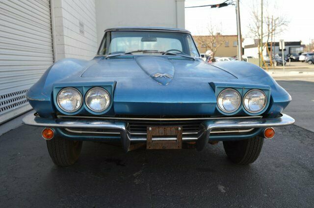 1965 Blue Chevrolet Corvette --
