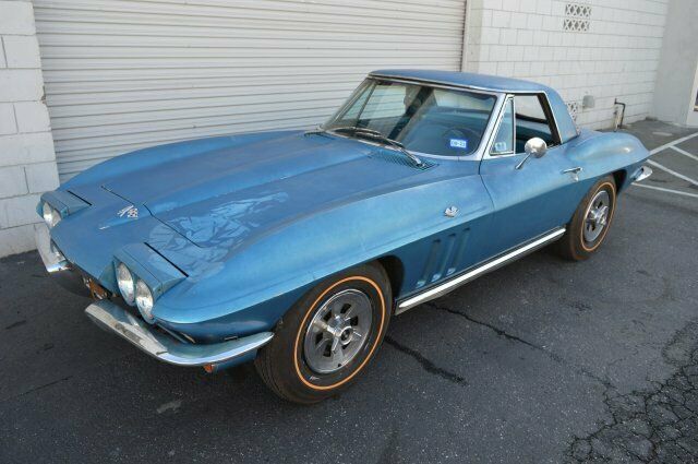 1965 Blue Chevrolet Corvette --