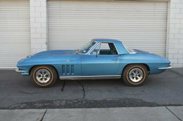1965 Blue Chevrolet Corvette --
