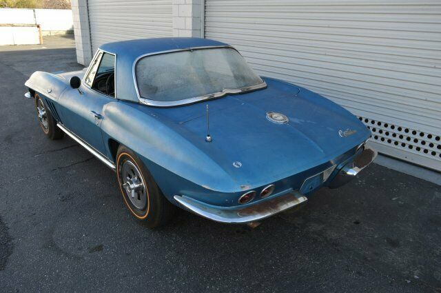 1965 Blue Chevrolet Corvette --