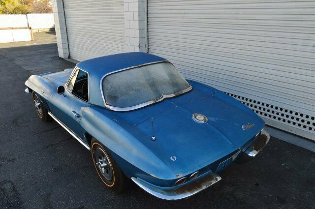 1965 Blue Chevrolet Corvette --