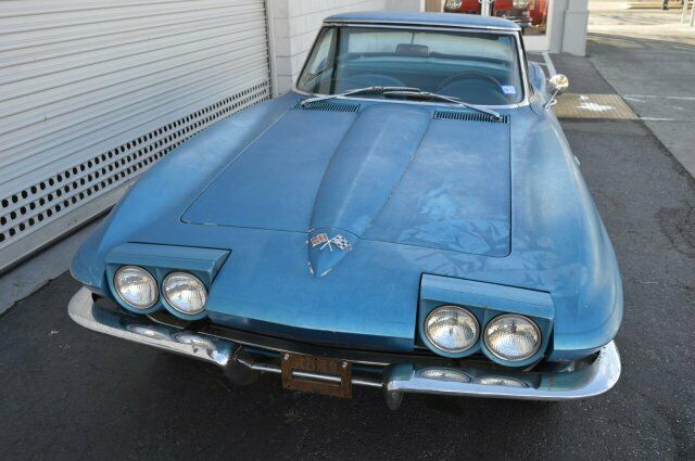 1965 Blue Chevrolet Corvette --