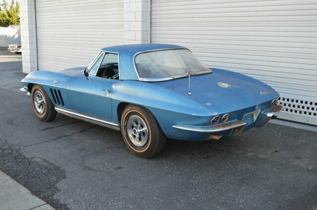 1965 Blue Chevrolet Corvette --