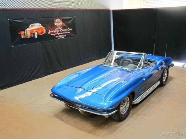 1964 Blue Chevrolet Corvette Convertible