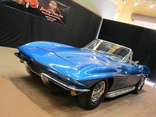1964 Blue Chevrolet Corvette Convertible