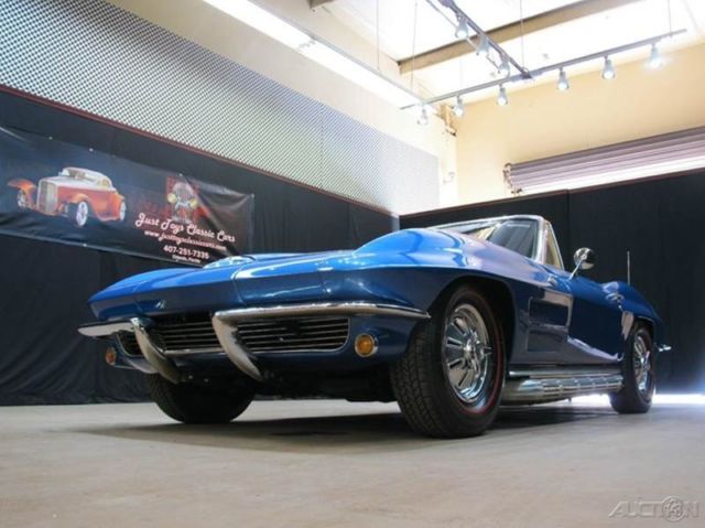 1964 Blue Chevrolet Corvette Convertible