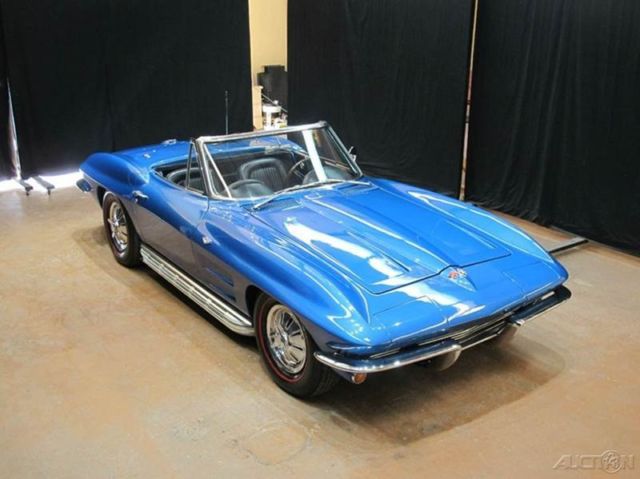1964 Blue Chevrolet Corvette Convertible