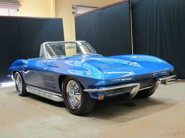 1964 Blue Chevrolet Corvette Convertible