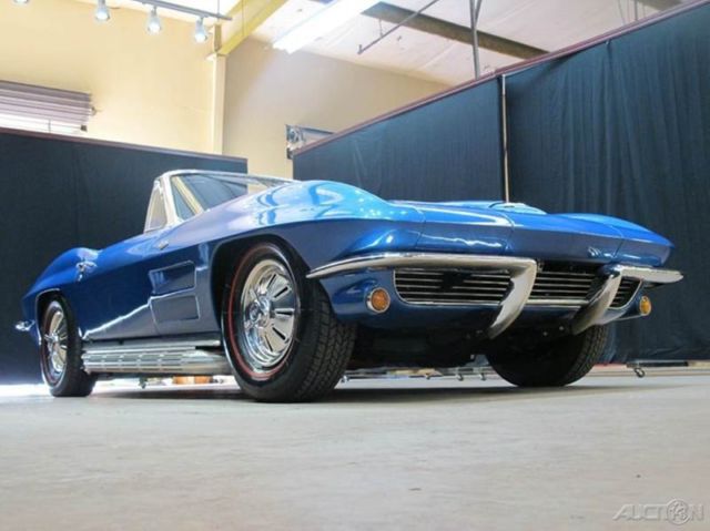 1964 Blue Chevrolet Corvette Convertible