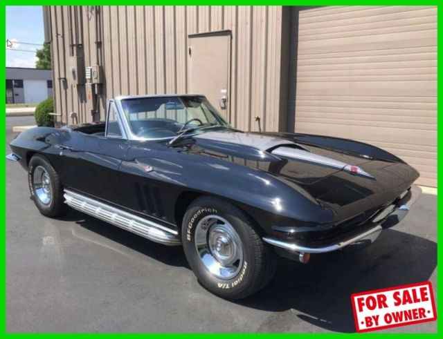 1965 Black Chevrolet Corvette Convertible