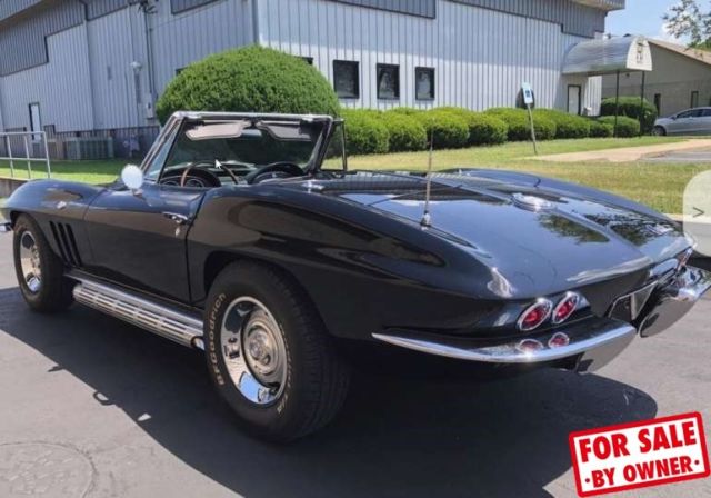 1965 Black Chevrolet Corvette Convertible
