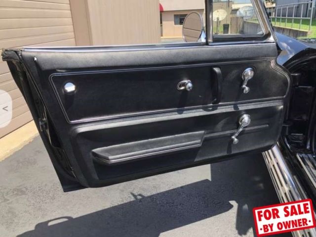 1965 Black Chevrolet Corvette Convertible