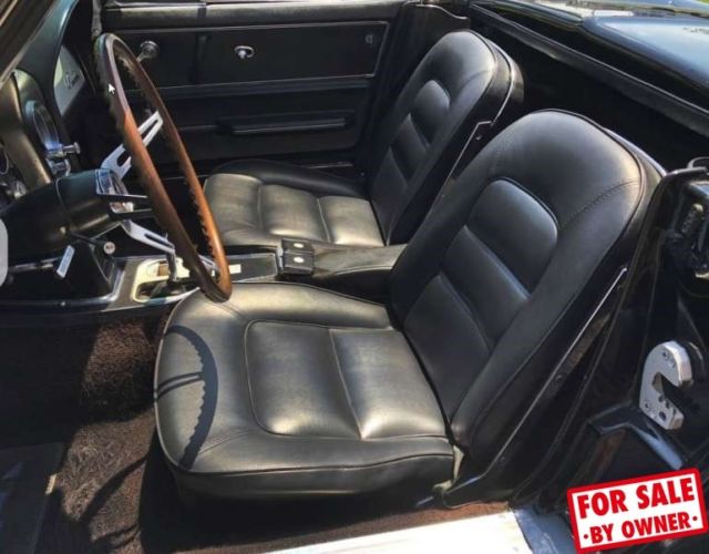 1965 Black Chevrolet Corvette Convertible