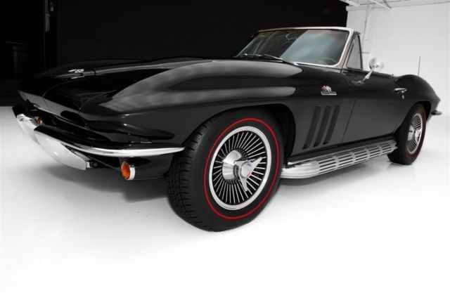 1965 Black Chevrolet Corvette Convertible