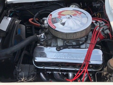 1965 White Chevrolet Corvette Convertible